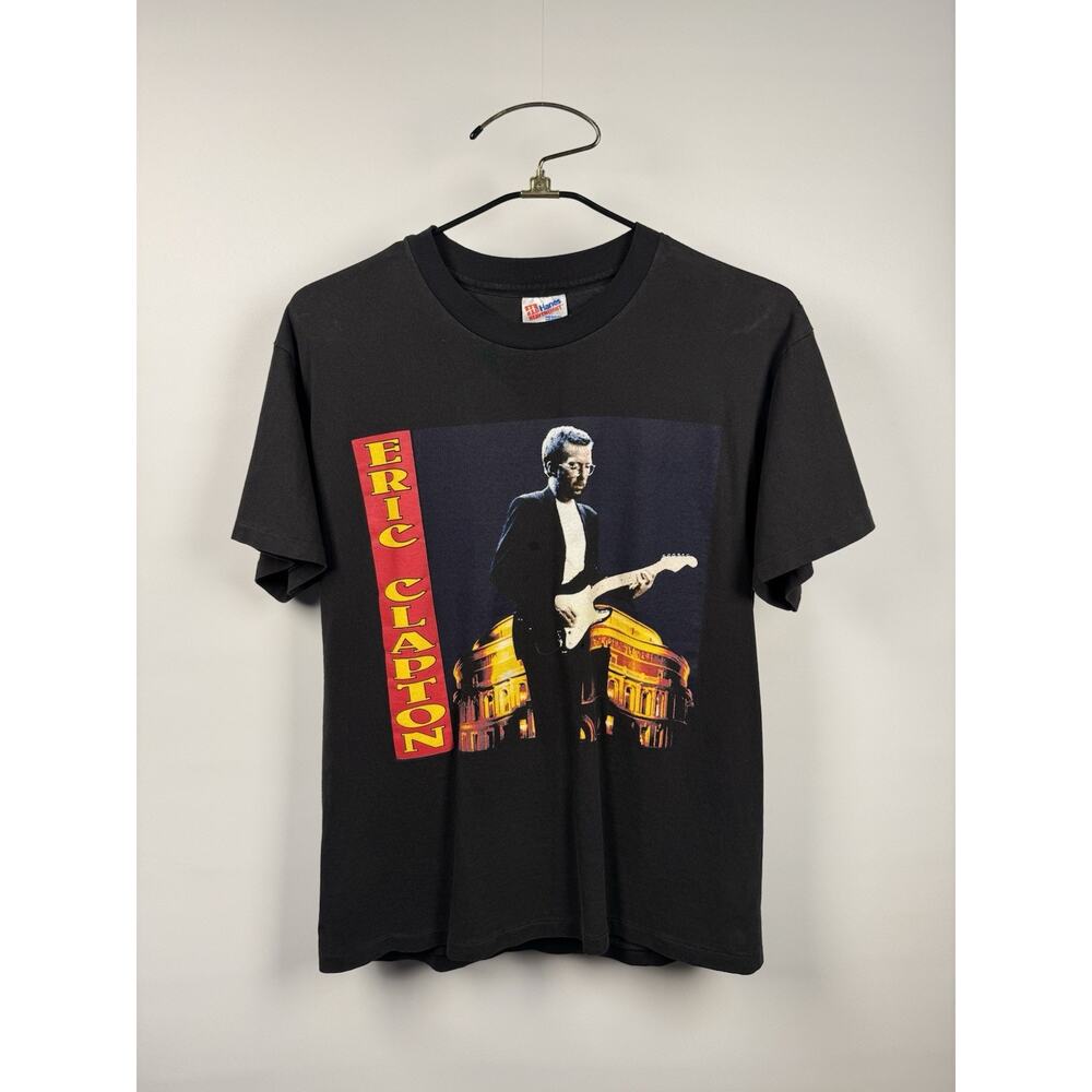 Vintage 1994 Eric Clapton North American Tour Shirt Single Stitch Hanes M 20x27